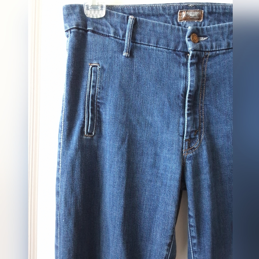 Mother Women's Blue Flare Jeans - Picture 5 of 15